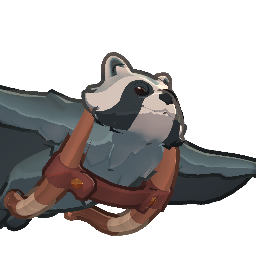 Glider_Raccoon_BlueGrey