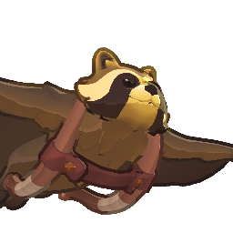 Glider_Raccoon_Brown01